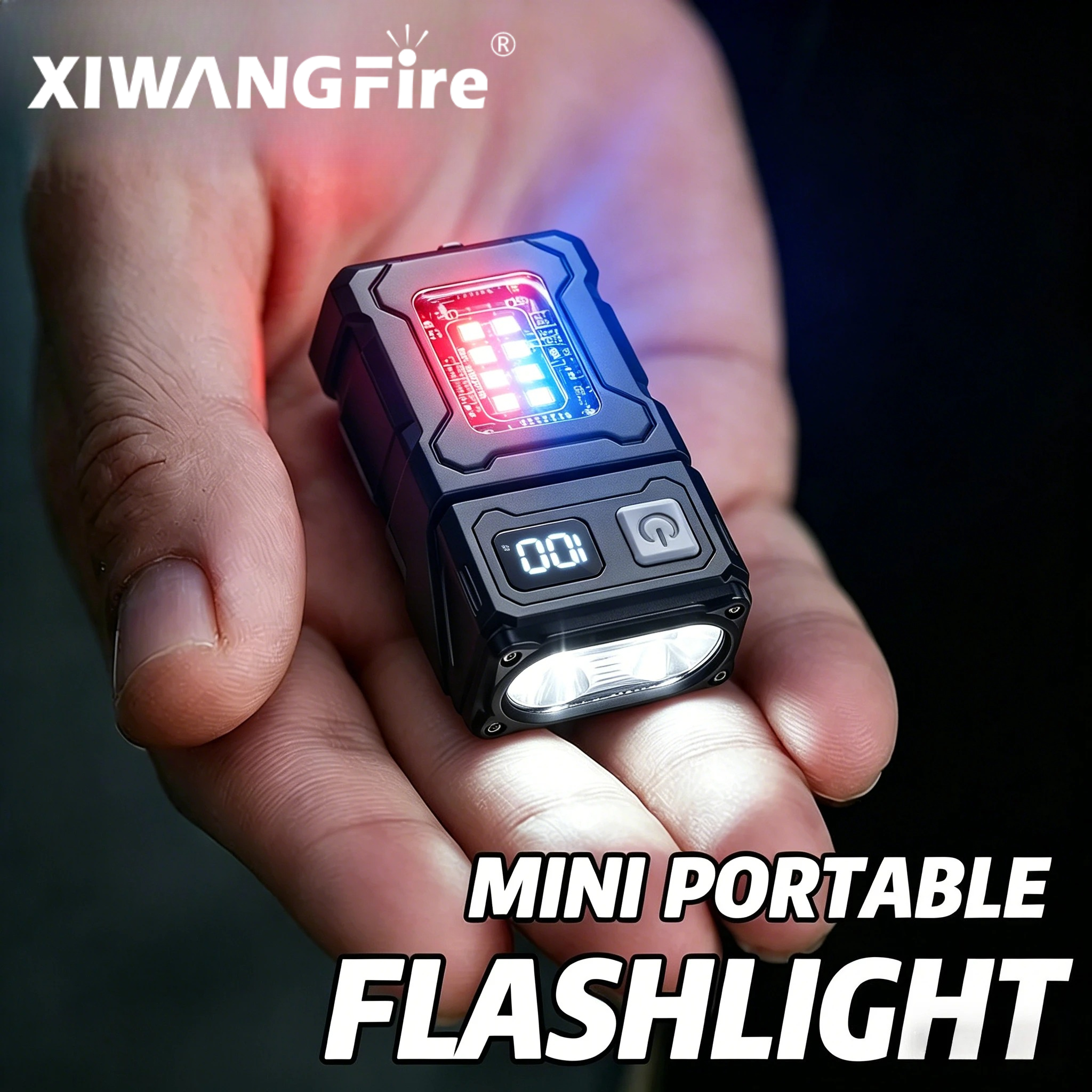 Camping Lantern - MINI USB Rechargeable LED Flashlight Portable