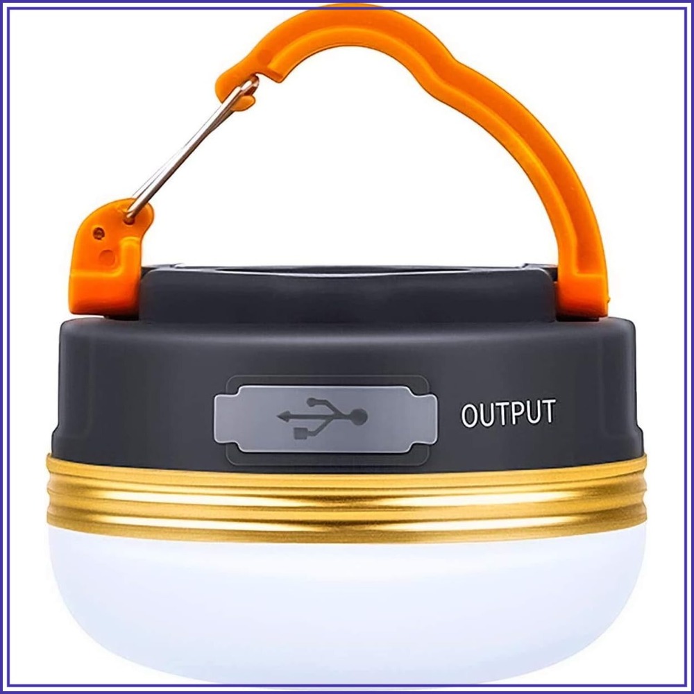 Camping Lantern - 300LM LED Camping Lantern, Rechargeable, Portable,