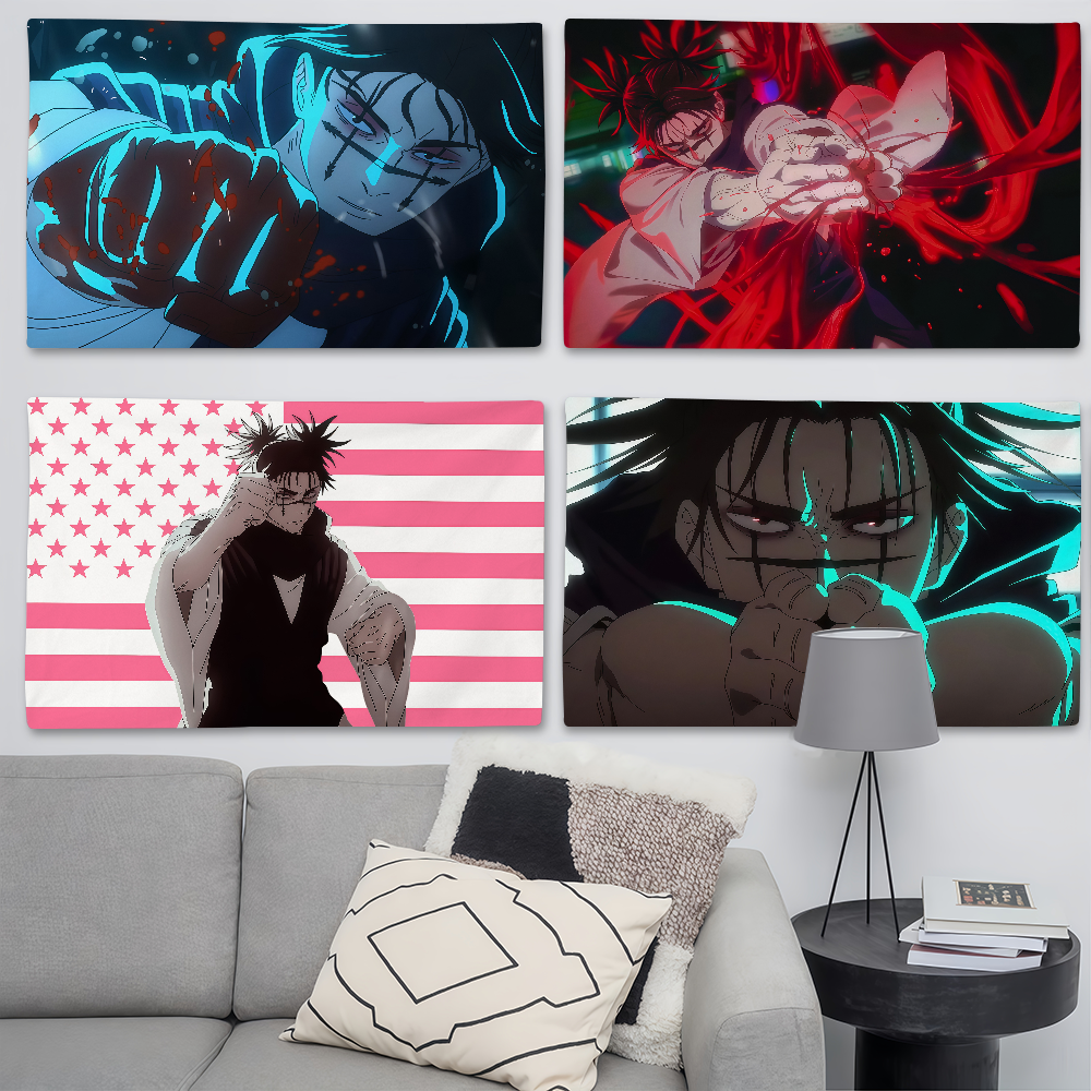 Outdoor Camping Anime - Anime J-jujutsu K-kaisen Features Choso Flag