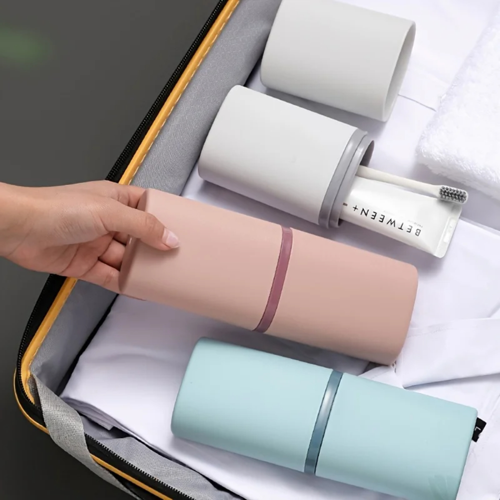 Outdoor Camping Bathroom - Multifunctional Portable Travel Toothbrush Holder Case