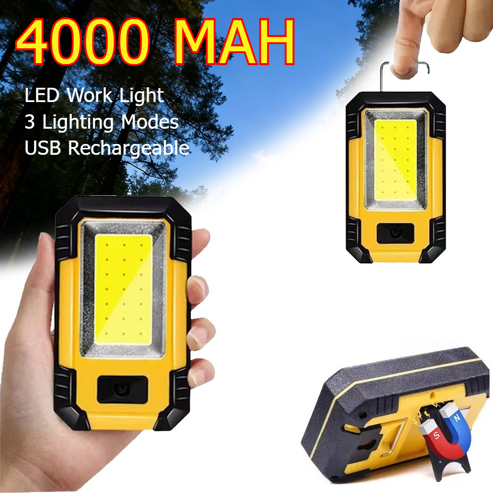 Camping Lantern - Rechargeable 4000MaH Work Light Super Bright
