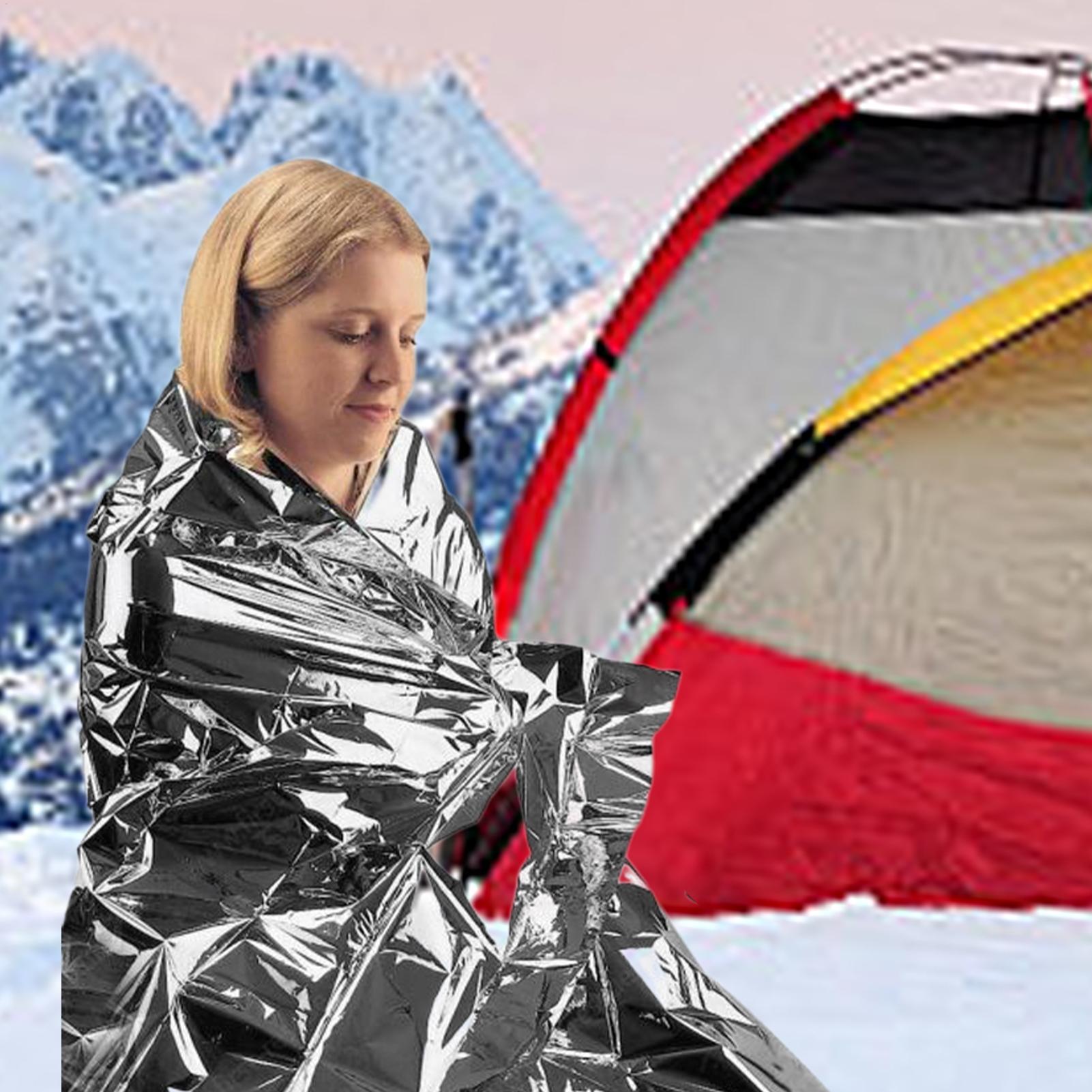 Outdoor Camping Essential Gear - Emergent Blanket For Survival Emergencies Blankets