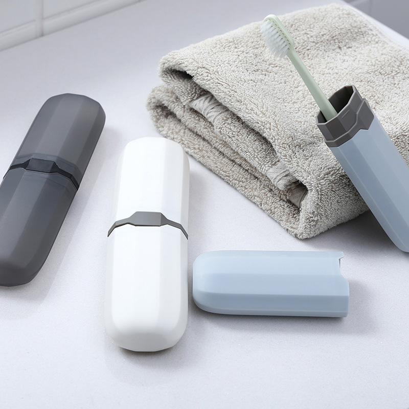 Outdoor Camping Bathroom - 1/4pc Portable Toothbrush Cover Storage Box