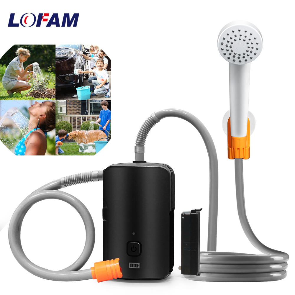 Outdoor Camping Bathroom - Portable Electric Camping Shower Rechargeable Waterproof