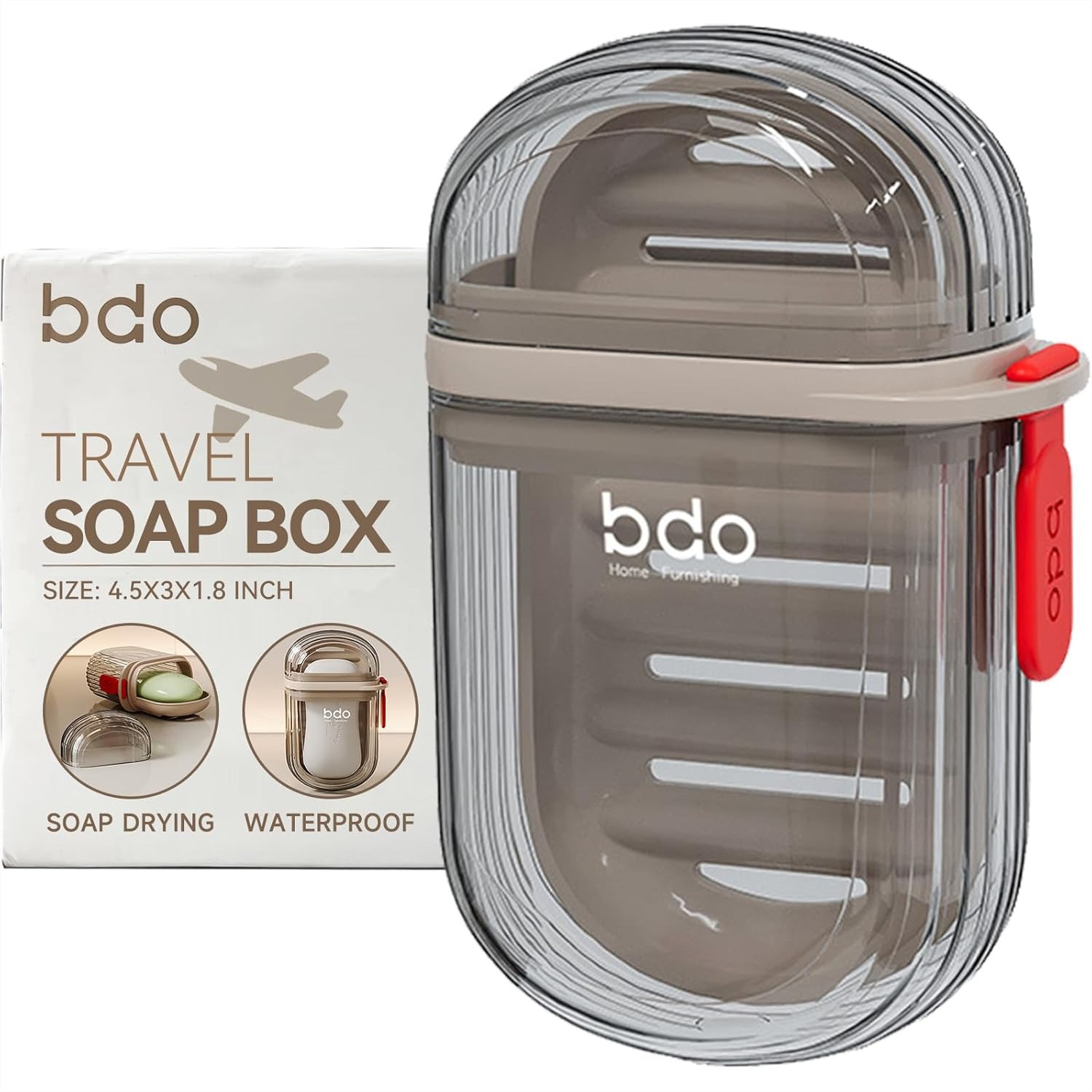 Outdoor Camping Bathroom - Travel Soap Case Leakproof with Lid