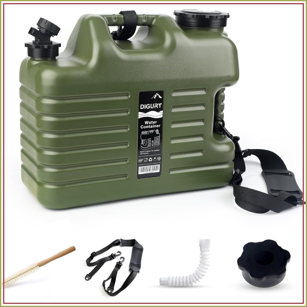 Outdoor Camping Water Jug - 5 Gallon Water Jug, Camping Water