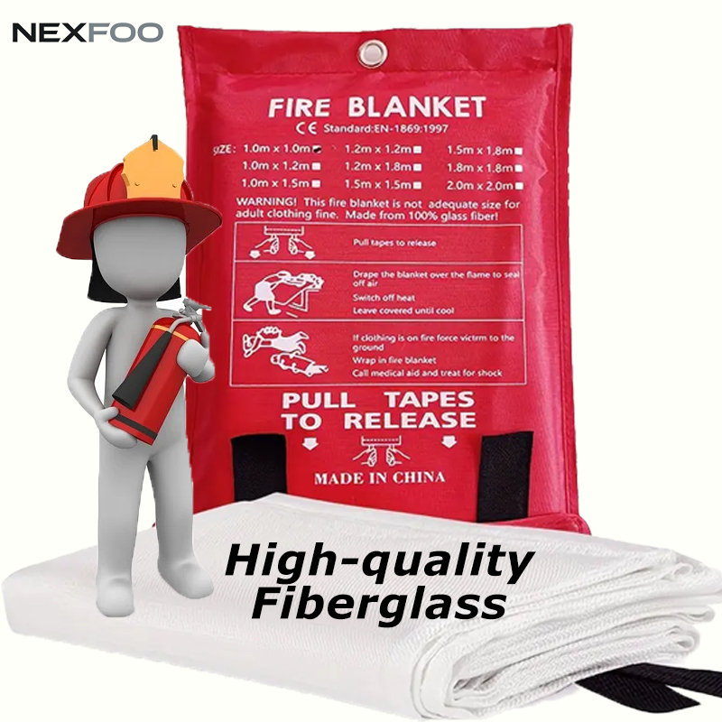 Outdoor Camping Essential Gear - Rapid Flame Suppression Fire Emergency Blanket
