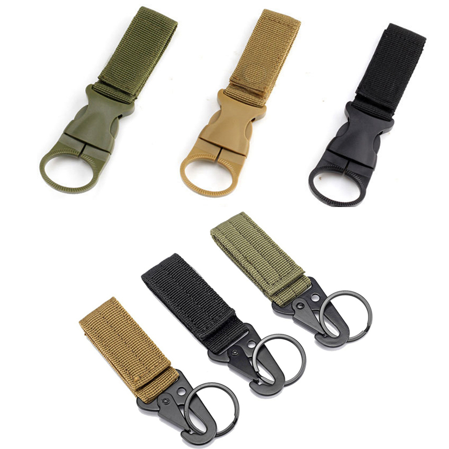 Outdoor Camping Essential Gear - Multifunctional Camping Webbing Belt with Keychain