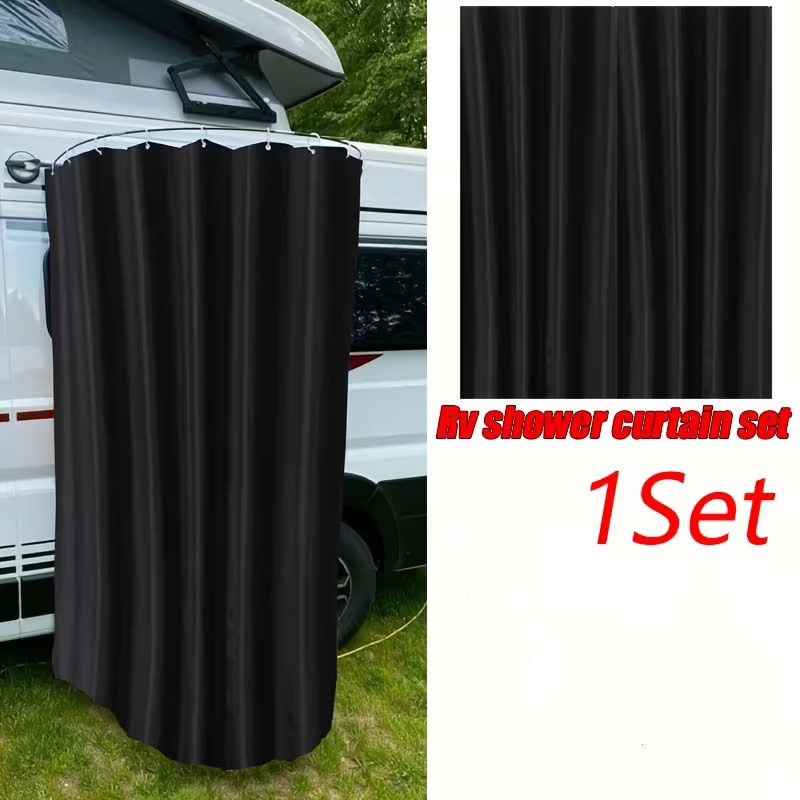 Outdoor Camping - 1Set Caravan RV Outdoor Shower Cabin