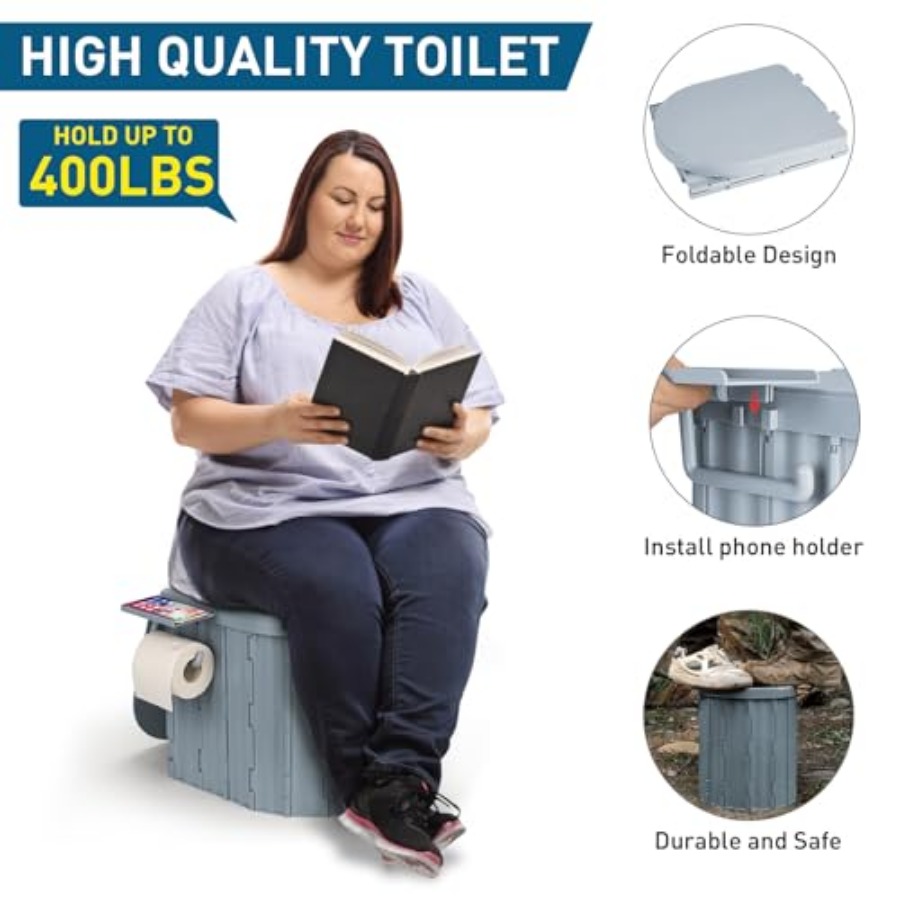 Portable Camping Toilet with P – Outdoor Camping Toilet Tent Bewertung und Preis