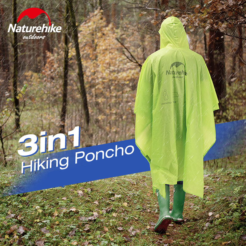 Naturehike Rain Jacket 3 in 1  – Outdoor Camping Mat Waterproof Bewertung und Preis