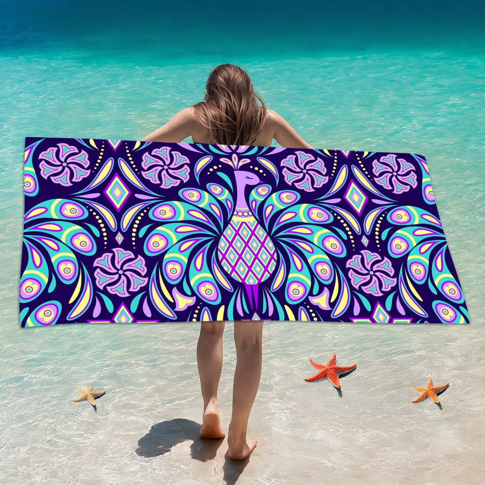 Abstract Beach Towel 70x140CM  – Camp Towel Microfiber Bewertung und Preis