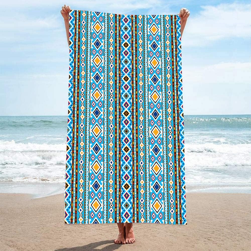 Abstract Beach Towel 70x140CM  – Camp Towel Microfiber Bewertung und Preis