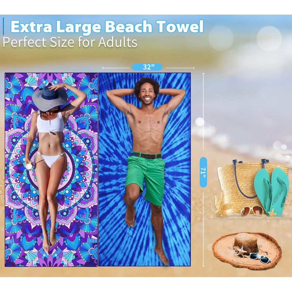 Lightweight Oversized 71x32 Be – Camp Towel Microfiber Bewertung und Preis