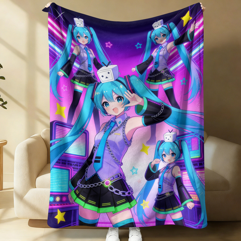 Hatsune Miku Flannel Blanket,  – Outdoor Camping Anime Bewertung und Preis
