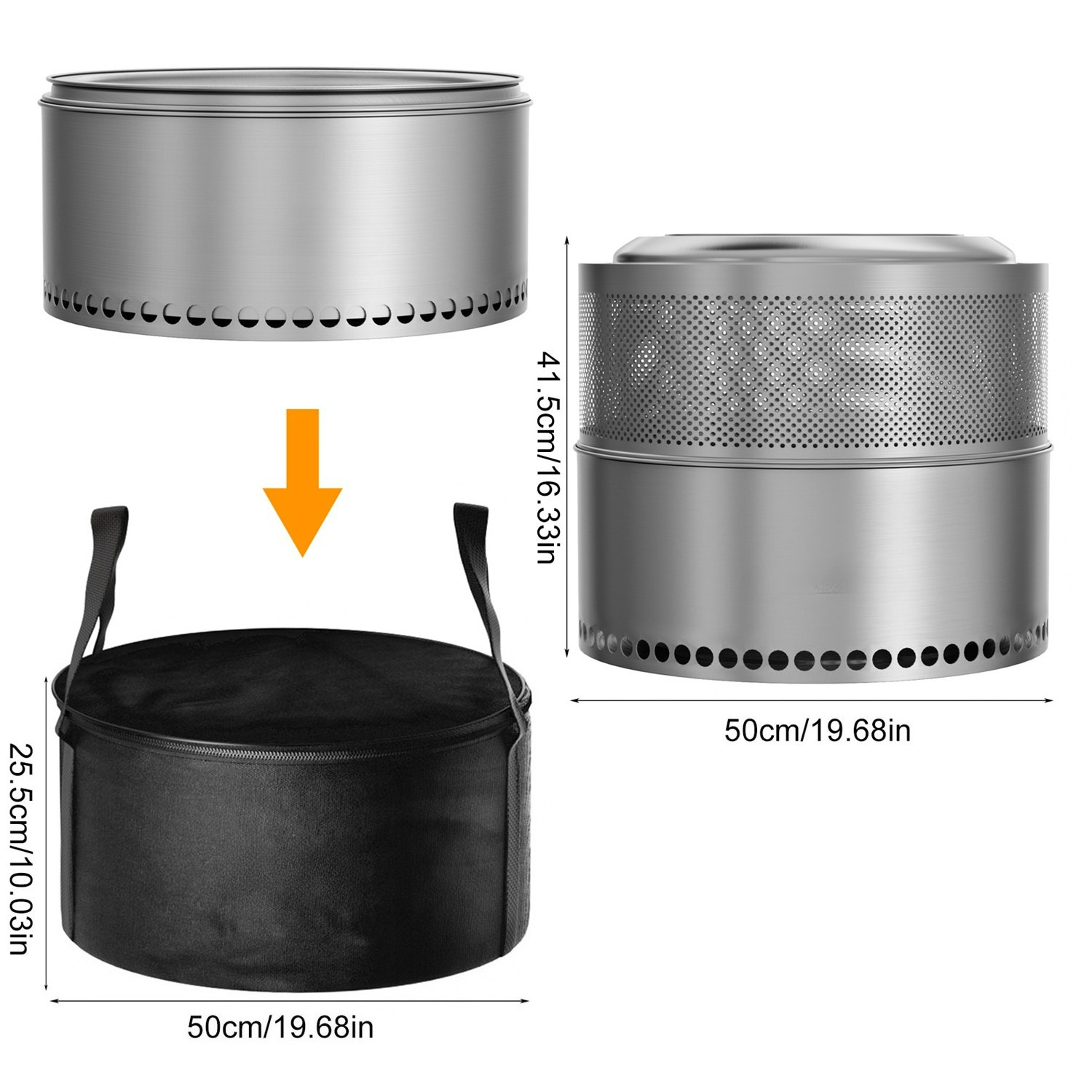 50 CM Smokeless Camping Fire P – Outdoor Camping Stove Bewertung und Preis