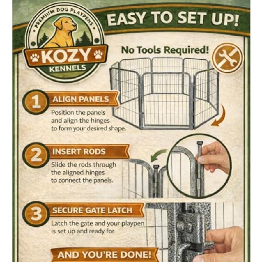 Outdoor dog play pen for small – Outdoor Camping Dog Kennel Bewertung und Preis