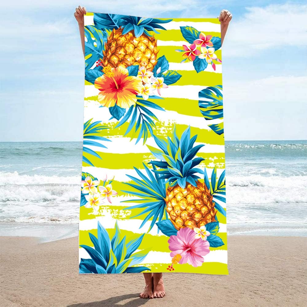 Letter Palm Tree Beach Towel 1 – Camp Towel Microfiber Bewertung und Preis