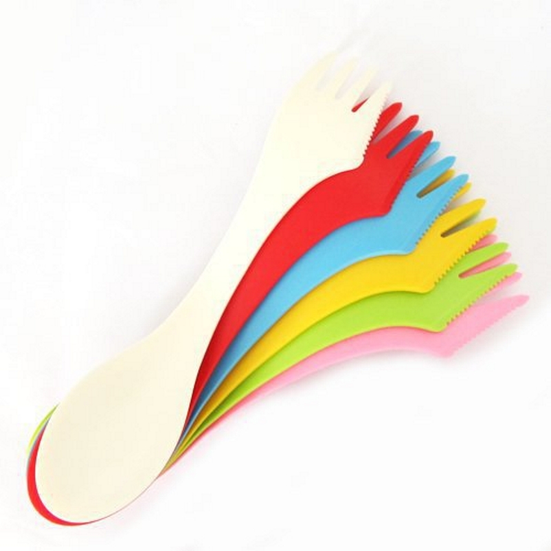 6PCS 3-in-1 Camp Utensils Set  – Outdoor Camping Uk Bewertung und Preis