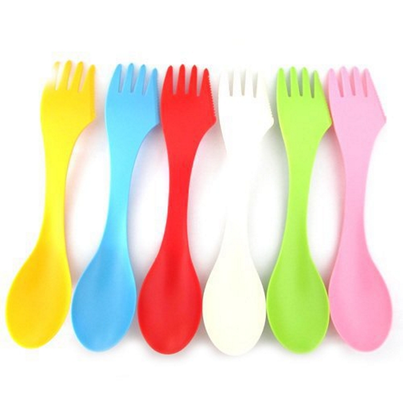 6PCS 3-in-1 Camp Utensils Set  – Outdoor Camping Uk Bewertung und Preis