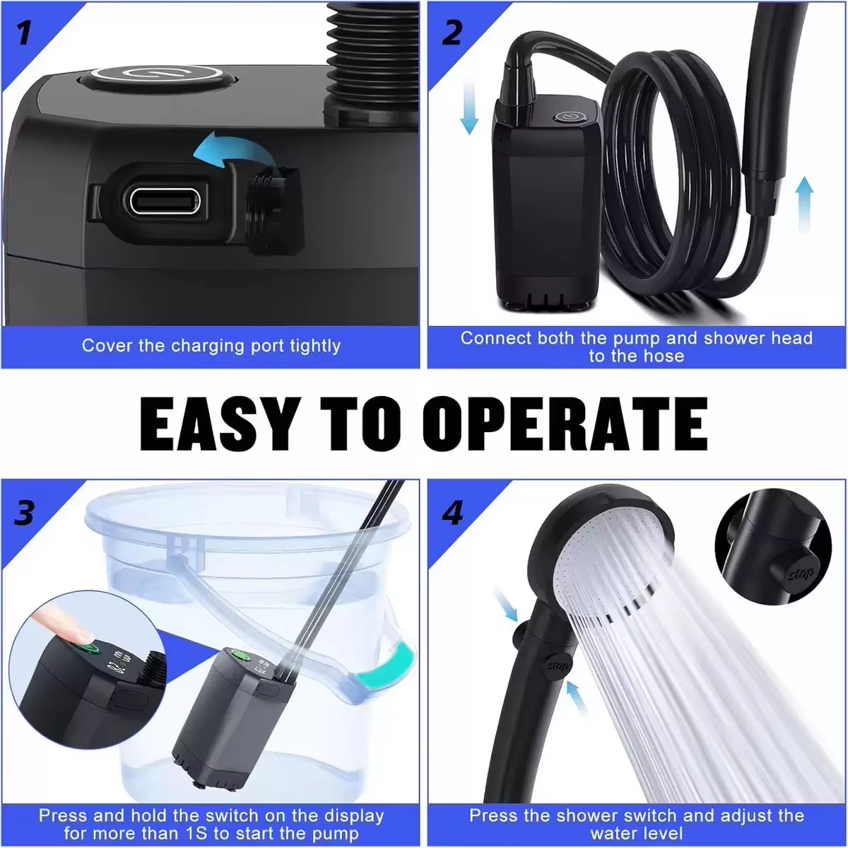 Portable Outdoor Electric Show – Outdoor Camping Bathroom Bewertung und Preis