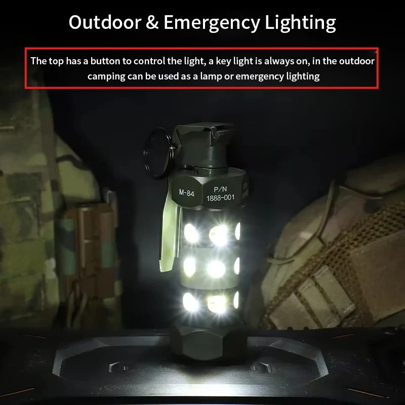 ABS Alloy M84 Flashbang Grenad – Outdoor Camping Toys Bewertung und Preis