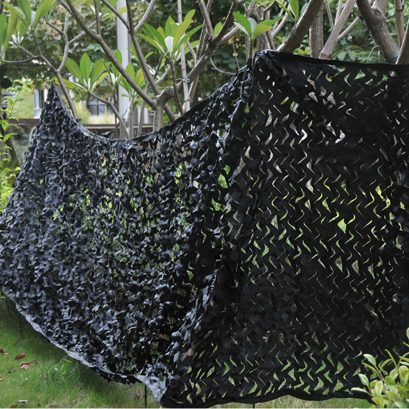 Black Camouflage Net with Grid – Outdoor Camping Exhibition Bewertung und Preis