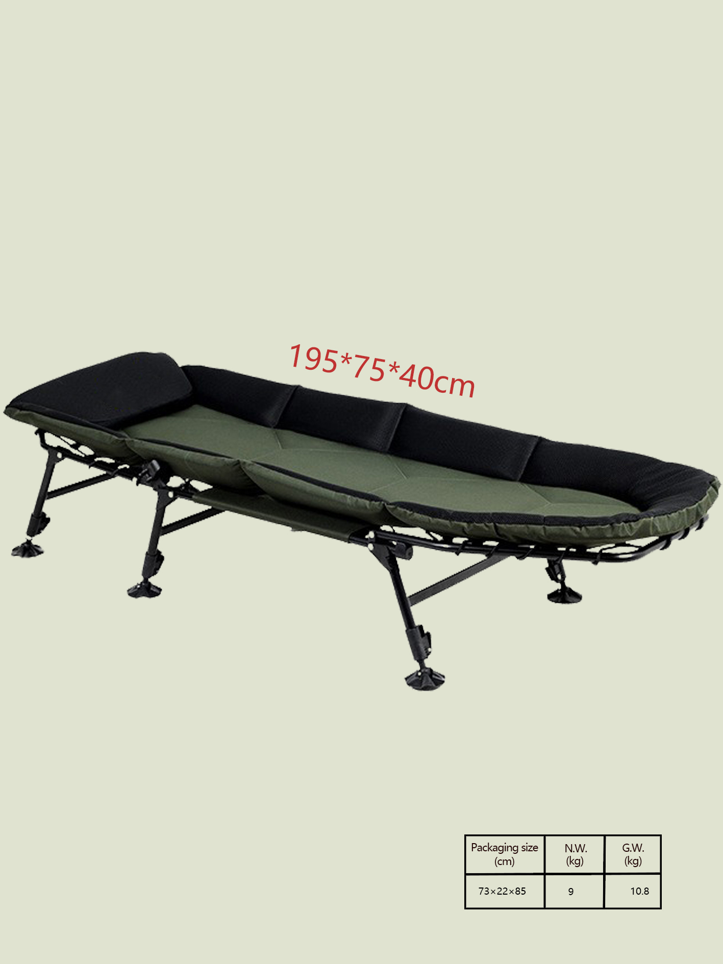 Folding Bed Widened Thickened  – Outdoor Camping Beds For Sale Bewertung und Preis