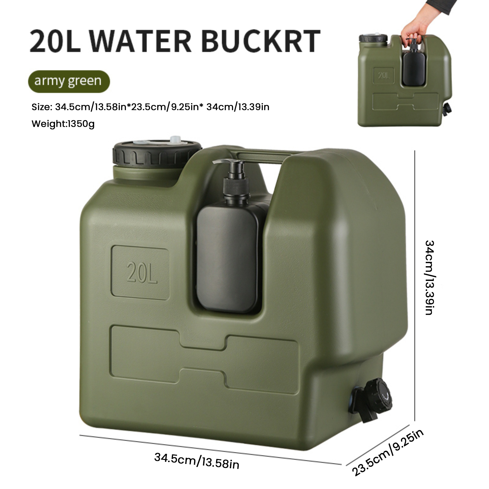 15/20L Portable Camping Water  – Outdoor Camping Water Jug Bewertung und Preis