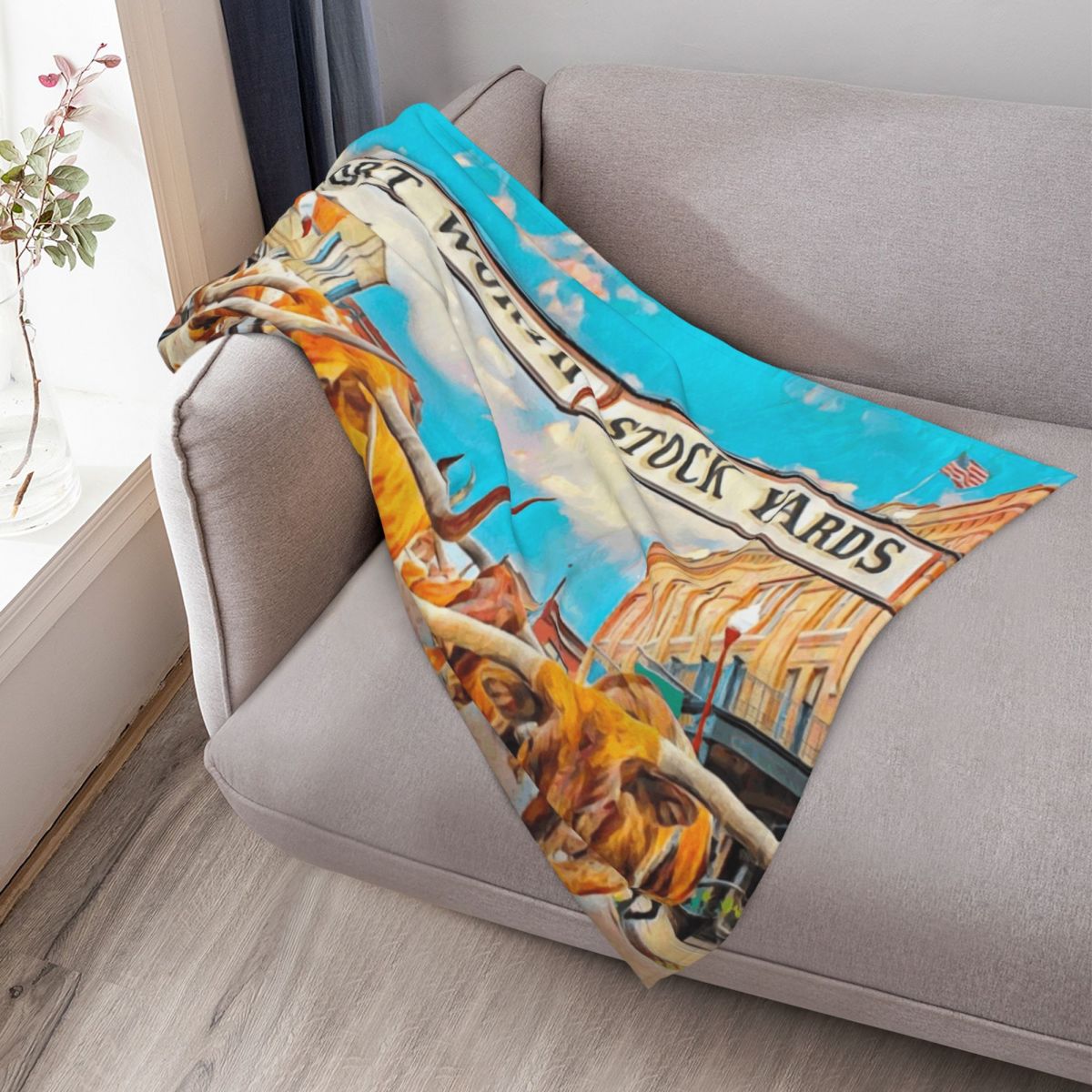 Fort Worth, Texas Throw Blanke – Outdoor Camping In Texas Bewertung und Preis