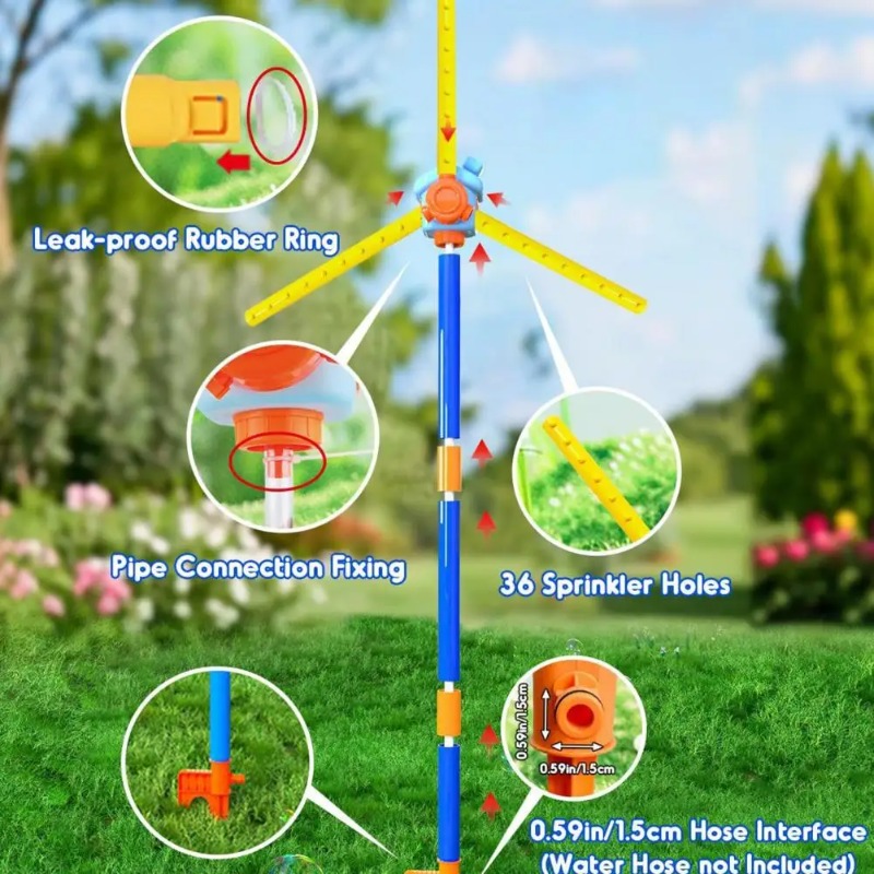 Sprinkler Water Wheel Outdoor  – Outdoor Camping Toys Bewertung und Preis
