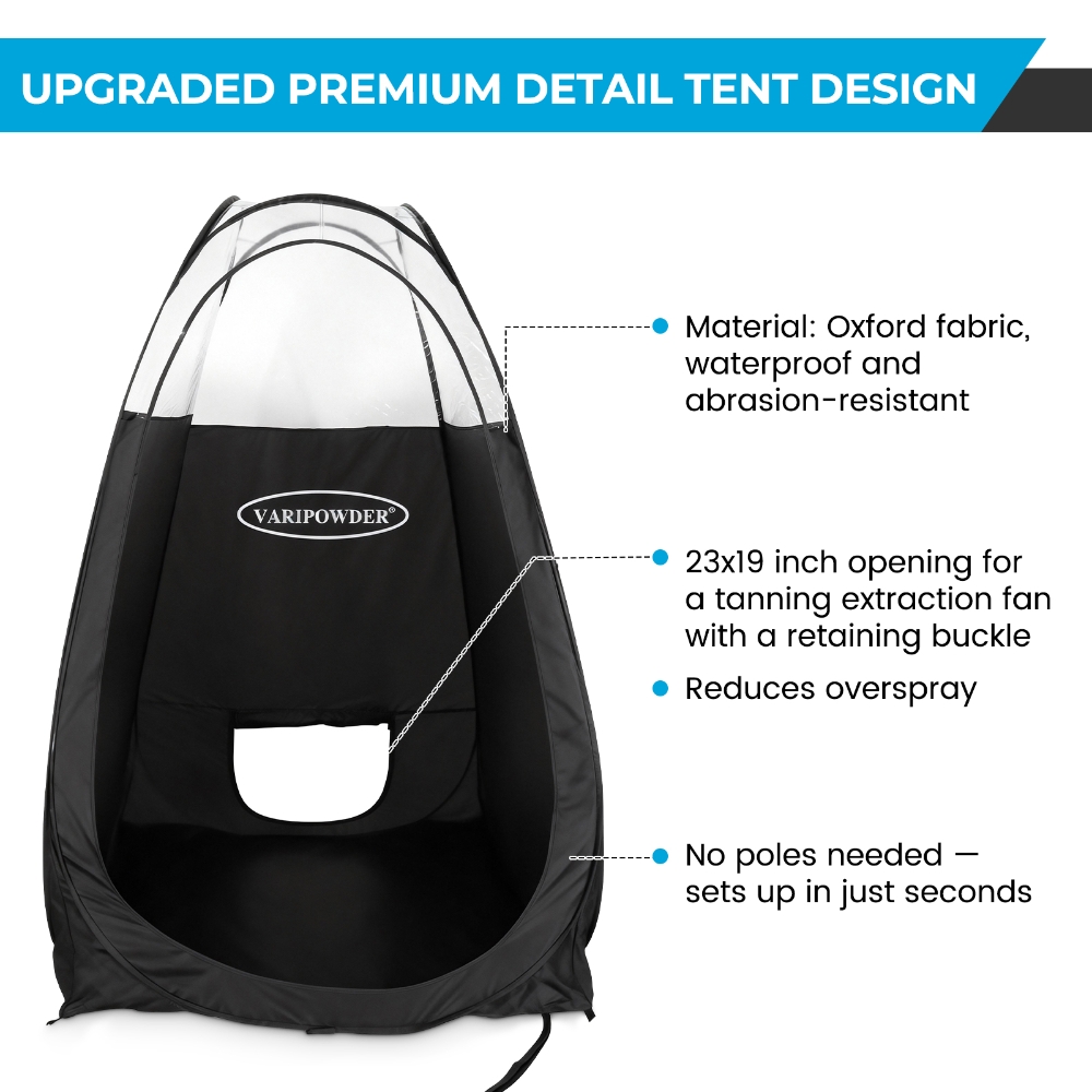 Black Spray Tanning Tent Porta – Outdoor Camping Toilet Tent Bewertung und Preis