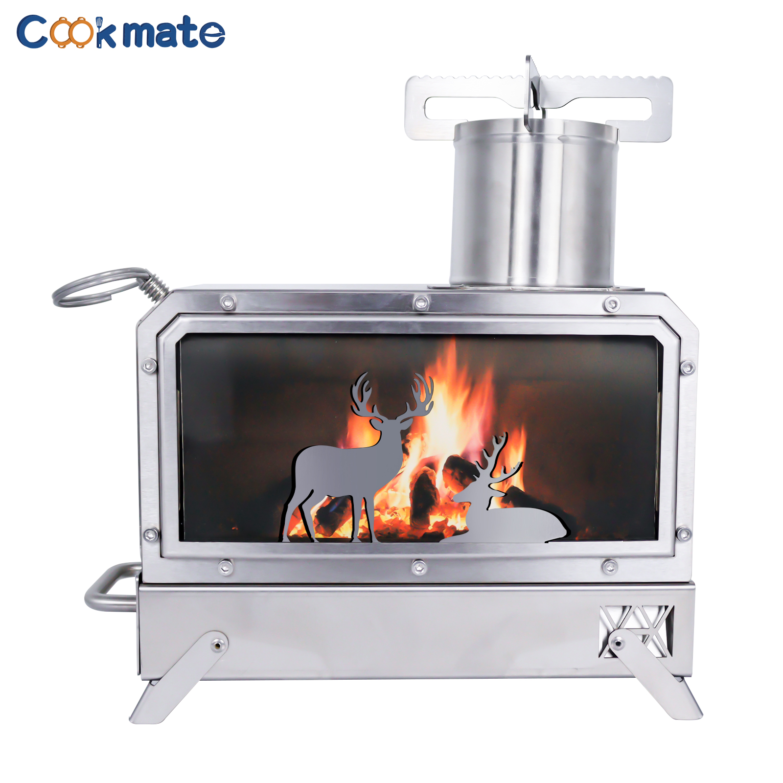 Stainless steel folding firewo – Outdoor Camping Stove Bewertung und Preis