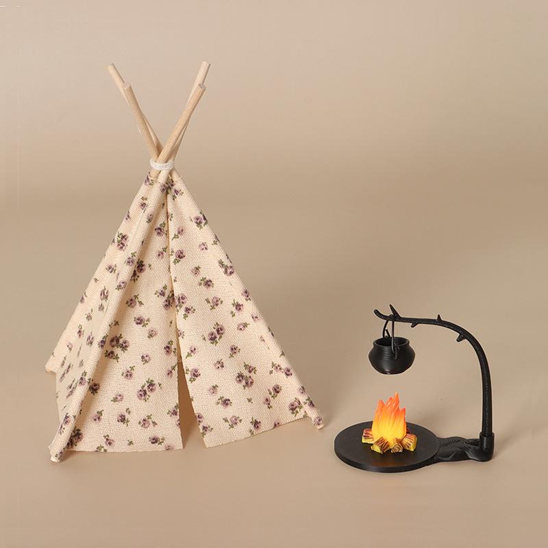 New 1:12 Scale Camping Tent Mo – Outdoor Camping Toys Bewertung und Preis