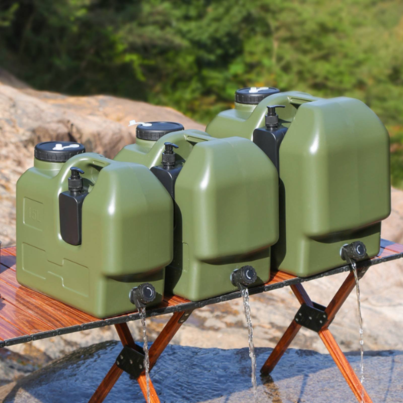 Water Container with Spigot Fo – Outdoor Camping Water Jug Bewertung und Preis