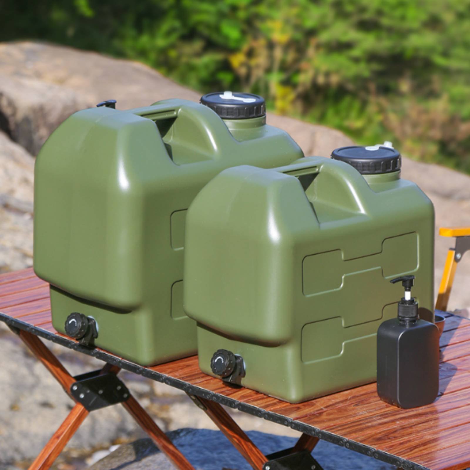 Water Container with Spigot Fo – Outdoor Camping Water Jug Bewertung und Preis