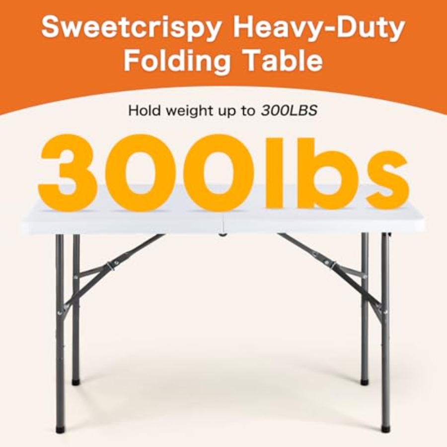 8 FT Folding Picnic Table 2 Pa – Outdoor Camping Table Foldable Bewertung und Preis