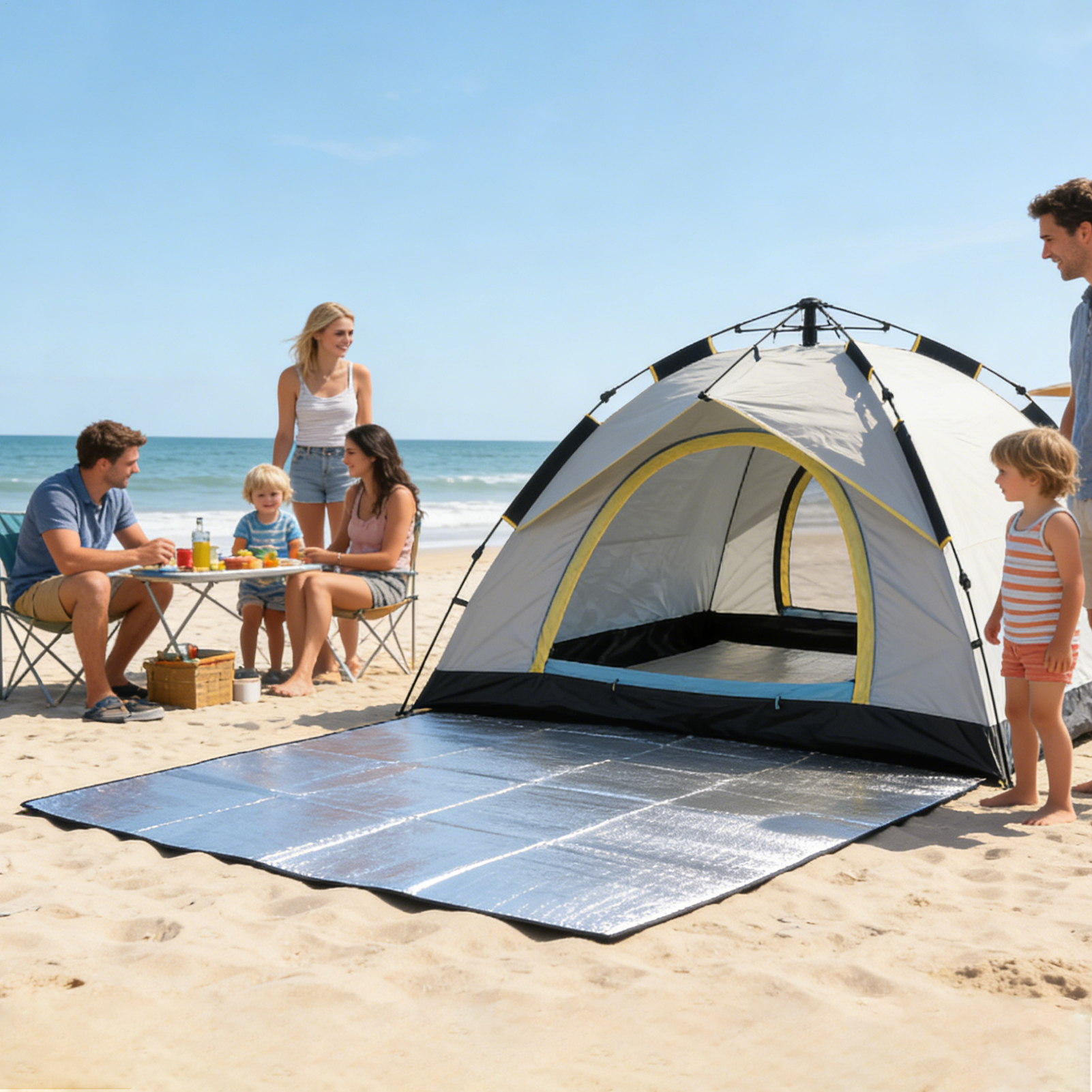 Sleeping Mat Camping 6.5x6.5ft – Outdoor Camping Mat Waterproof Bewertung und Preis