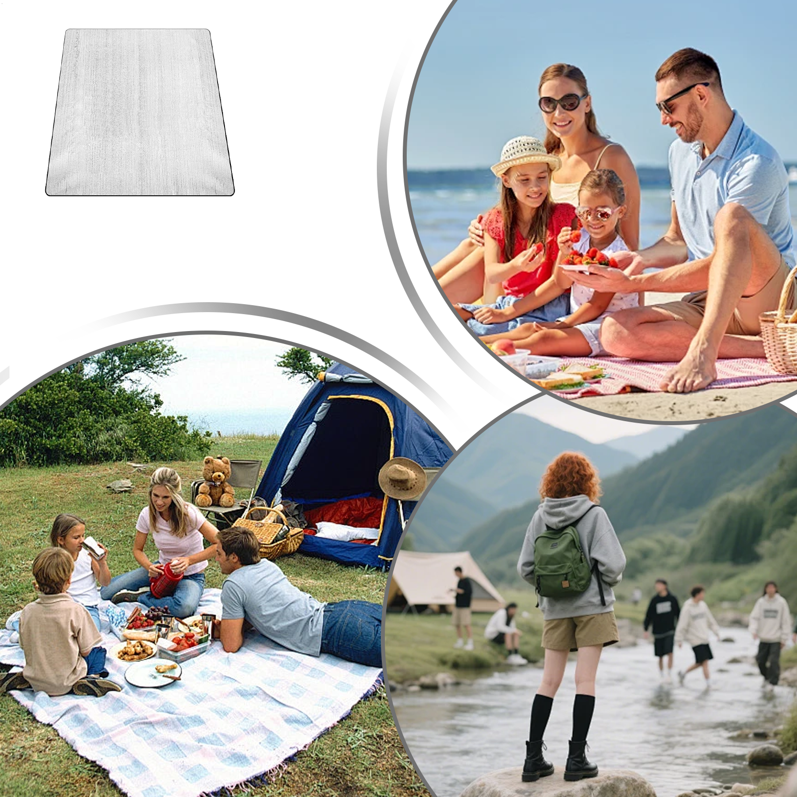 Sleeping Mat Camping 6.5x6.5ft – Outdoor Camping Mat Waterproof Bewertung und Preis