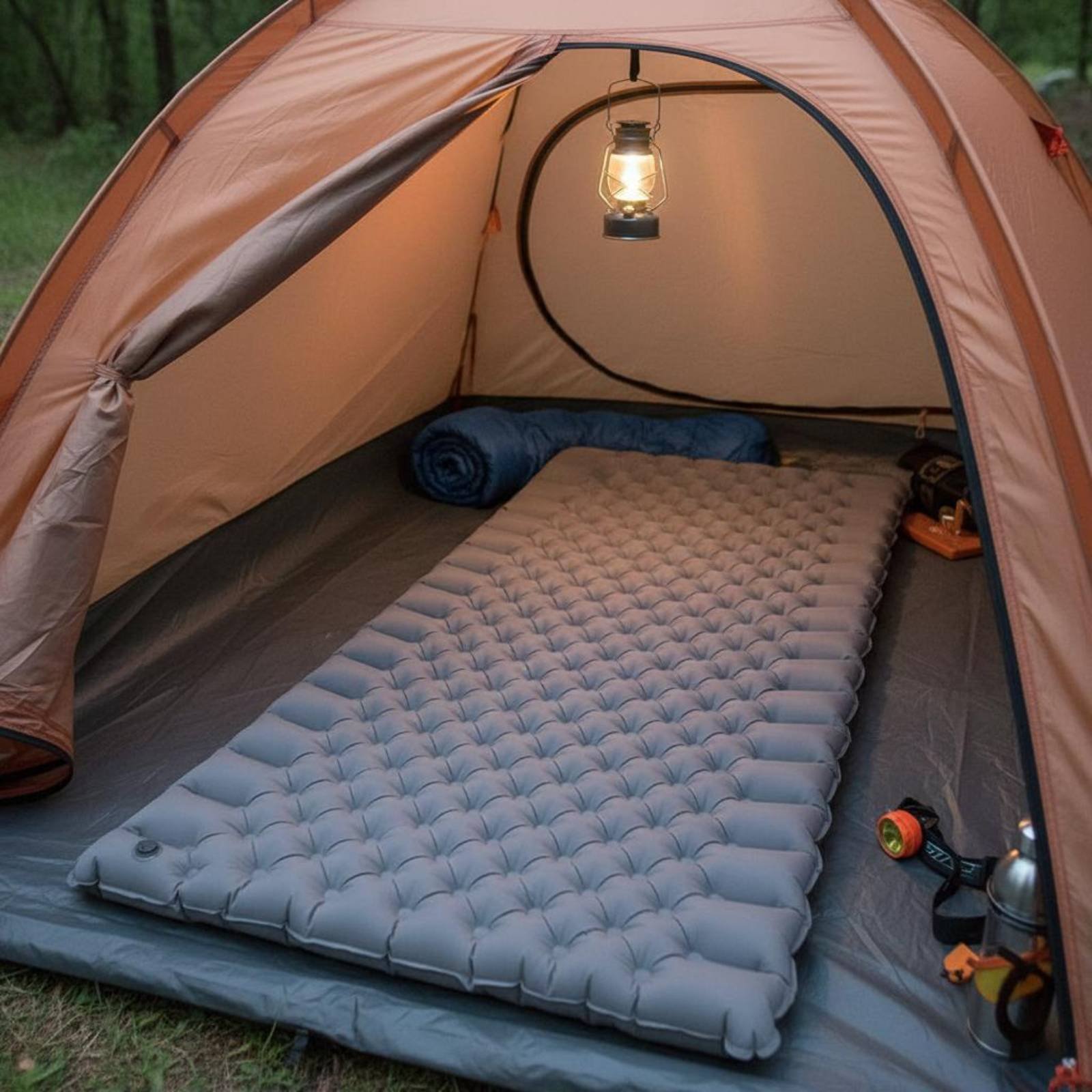 Inflatable Camping Mat Nylon T – Outdoor Camping Mat Waterproof Bewertung und Preis