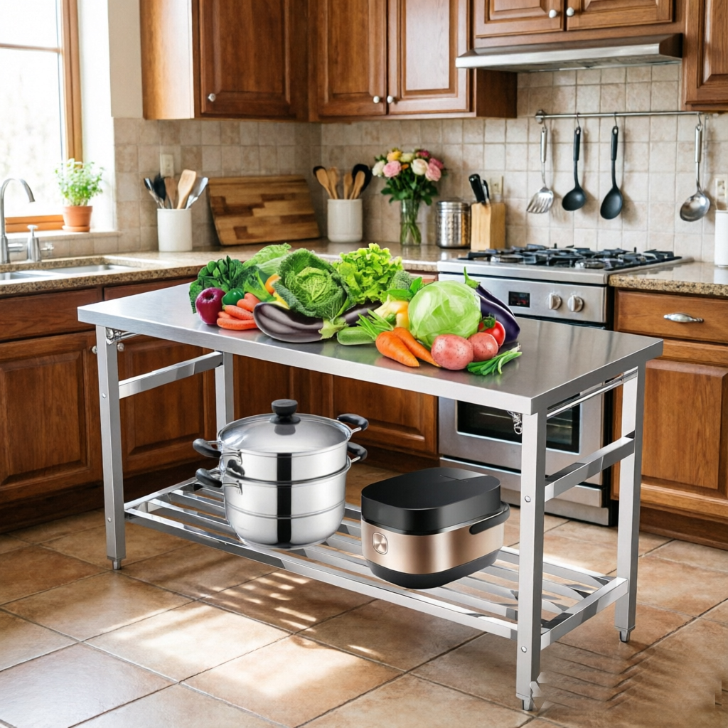 Commercial Stainless Steel Wor – Outdoor Camping Table Foldable Bewertung und Preis