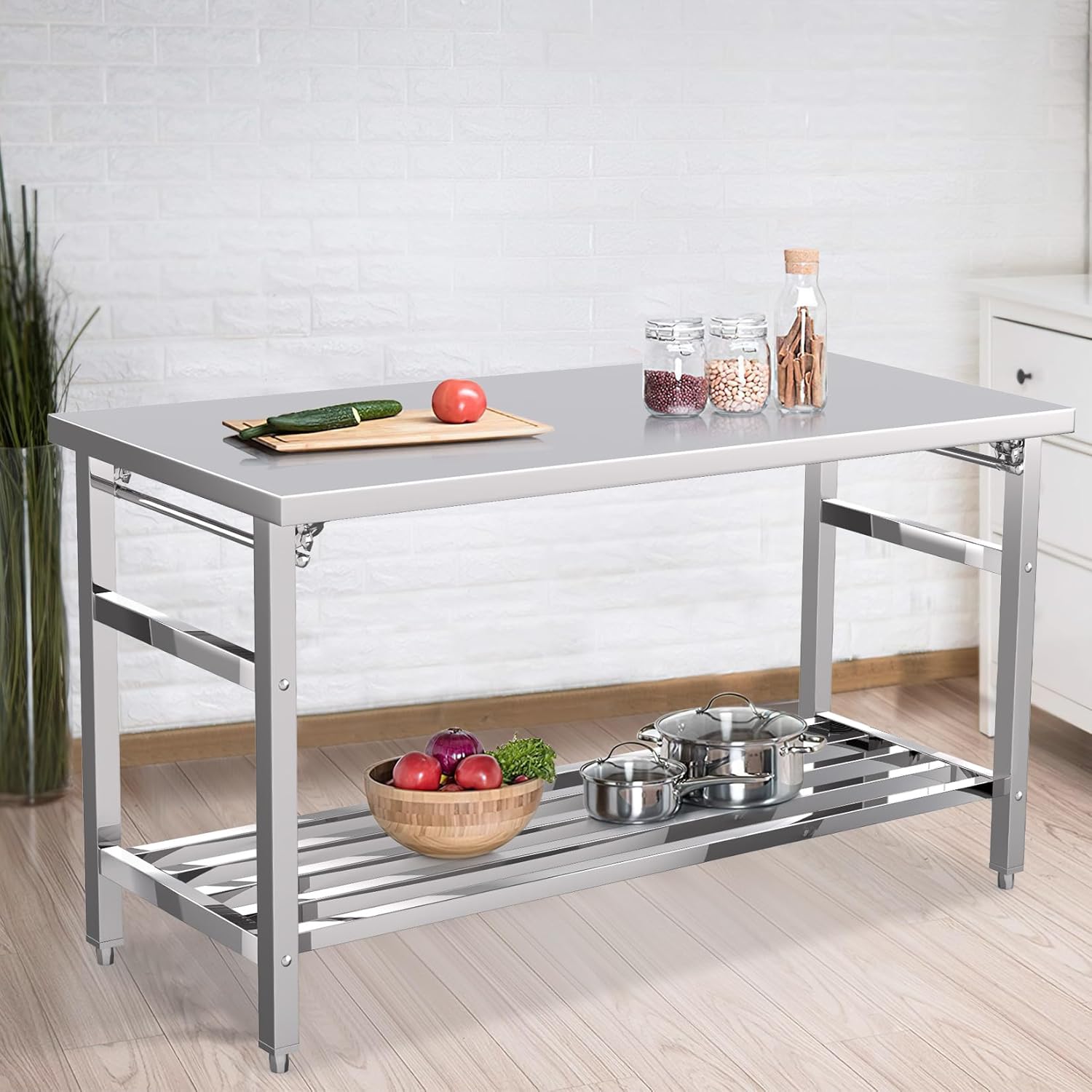 Commercial Stainless Steel Wor – Outdoor Camping Table Foldable Bewertung und Preis