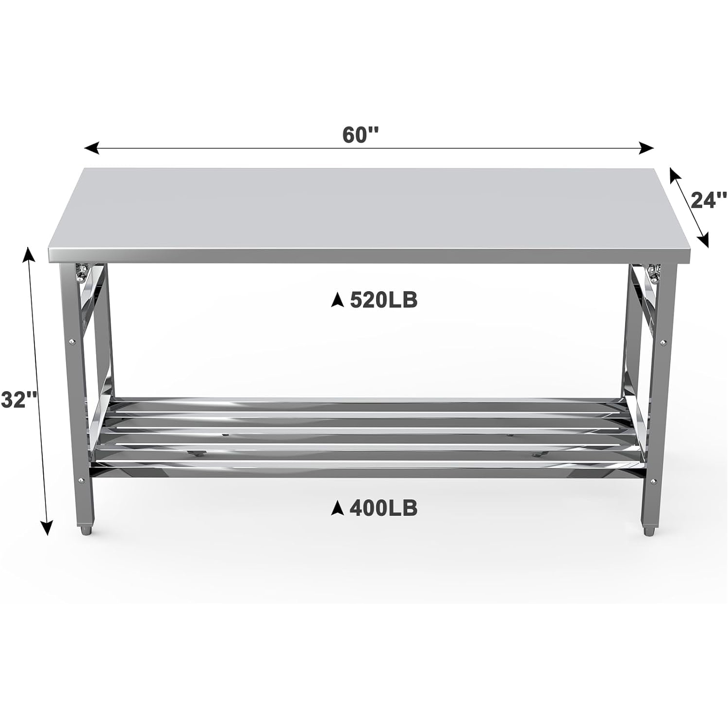 Commercial Stainless Steel Wor – Outdoor Camping Table Foldable Bewertung und Preis