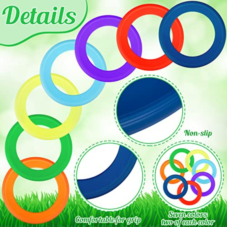 14 Pack Flying Rings Bulk for  – Outdoor Camping Toys Bewertung und Preis