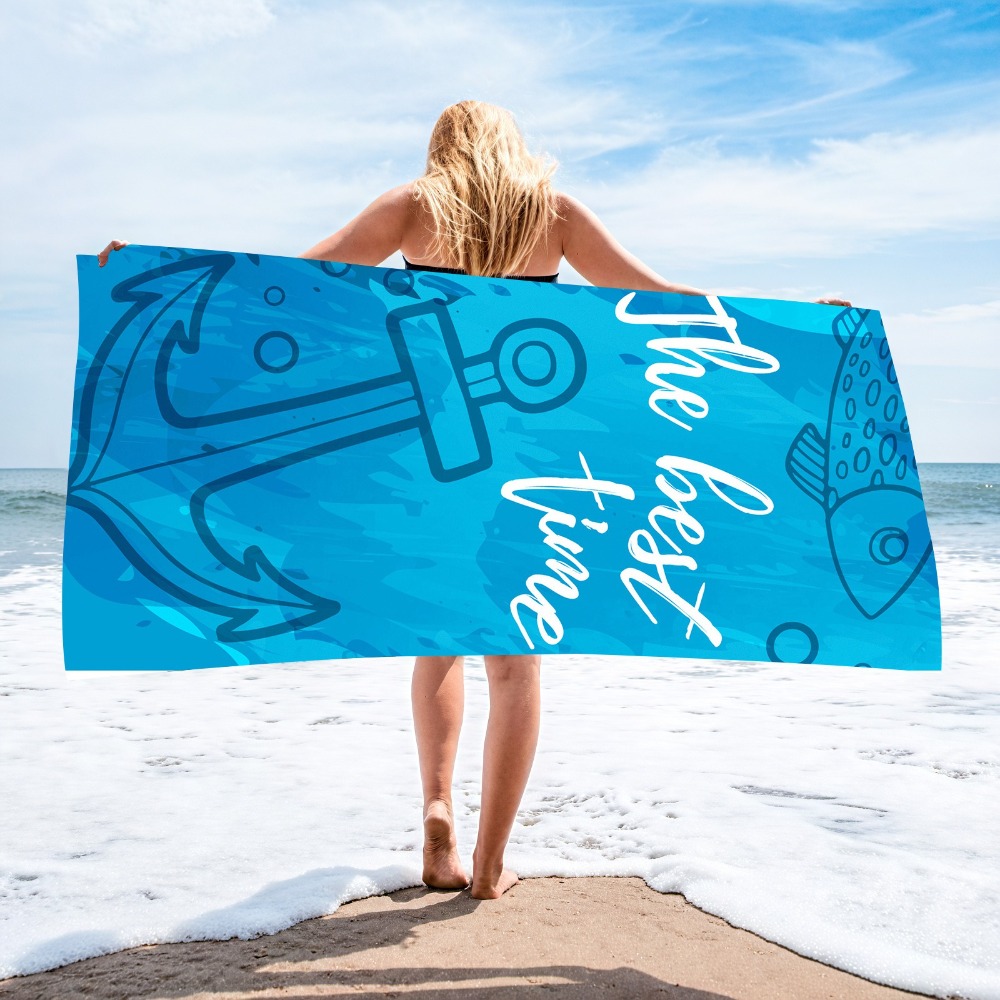 Anchor Beach Towel70x140CM Qui – Camp Towel Microfiber Bewertung und Preis
