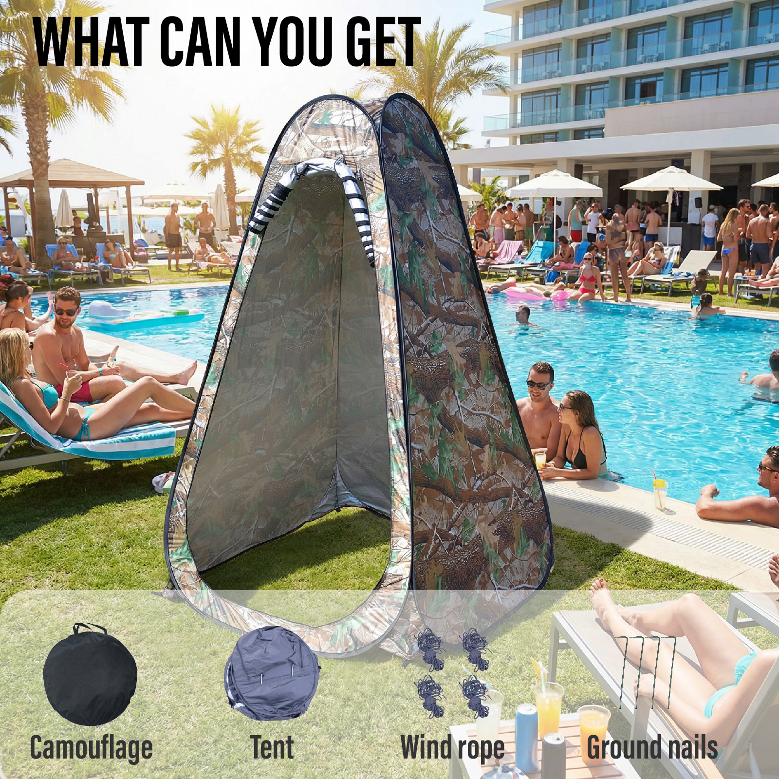 Portable Pop-Up Privacy Tent f – Outdoor Camping Toilet Tent Bewertung und Preis