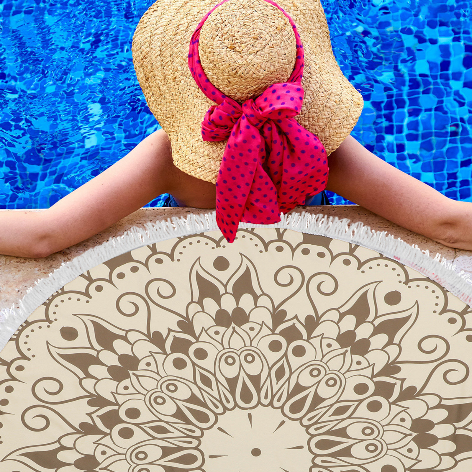 Microfiber Beach Towel Round D – Camp Towel Microfiber Bewertung und Preis