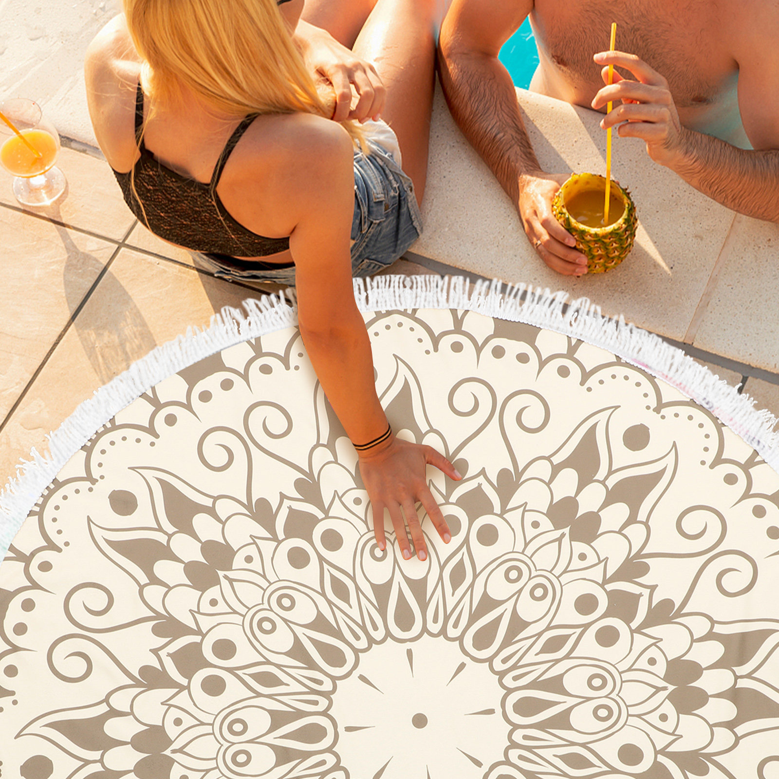 Microfiber Beach Towel Round D – Camp Towel Microfiber Bewertung und Preis