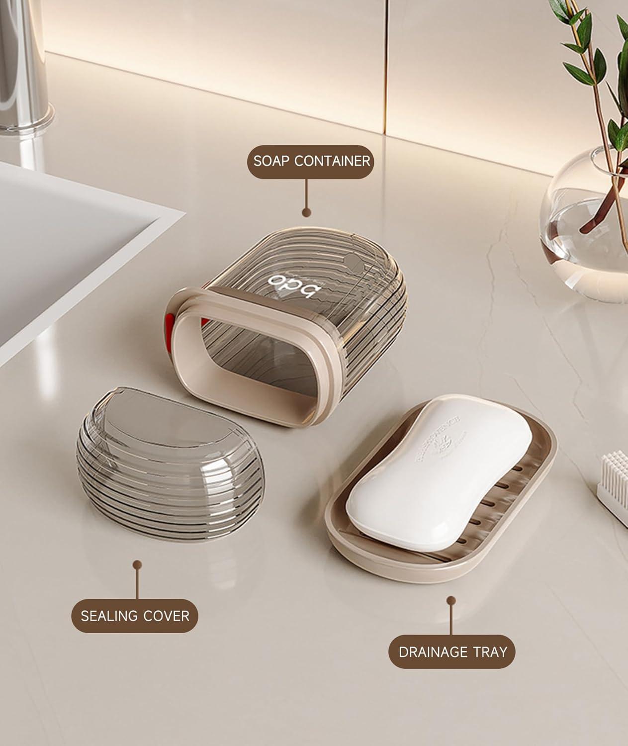 Travel Soap Case Leakproof wit – Outdoor Camping Bathroom Bewertung und Preis