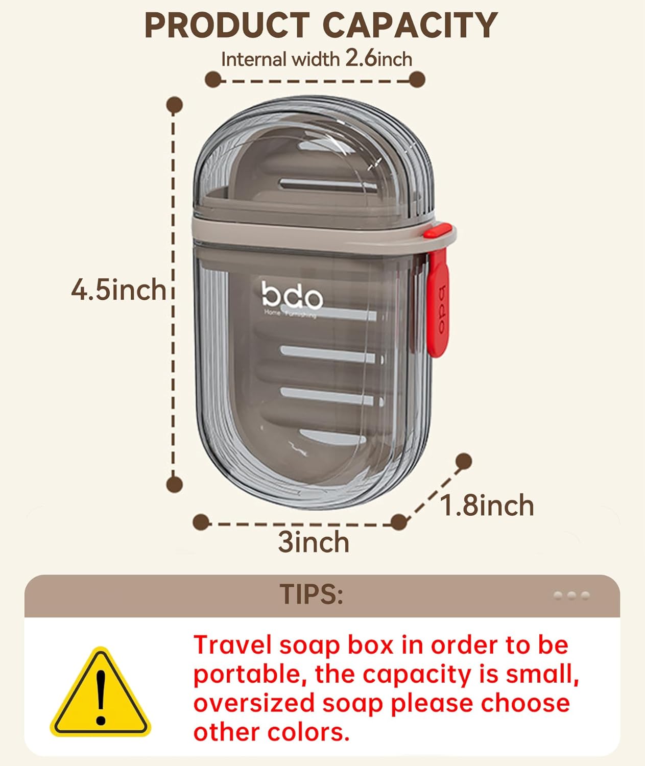 Travel Soap Case Leakproof wit – Outdoor Camping Bathroom Bewertung und Preis